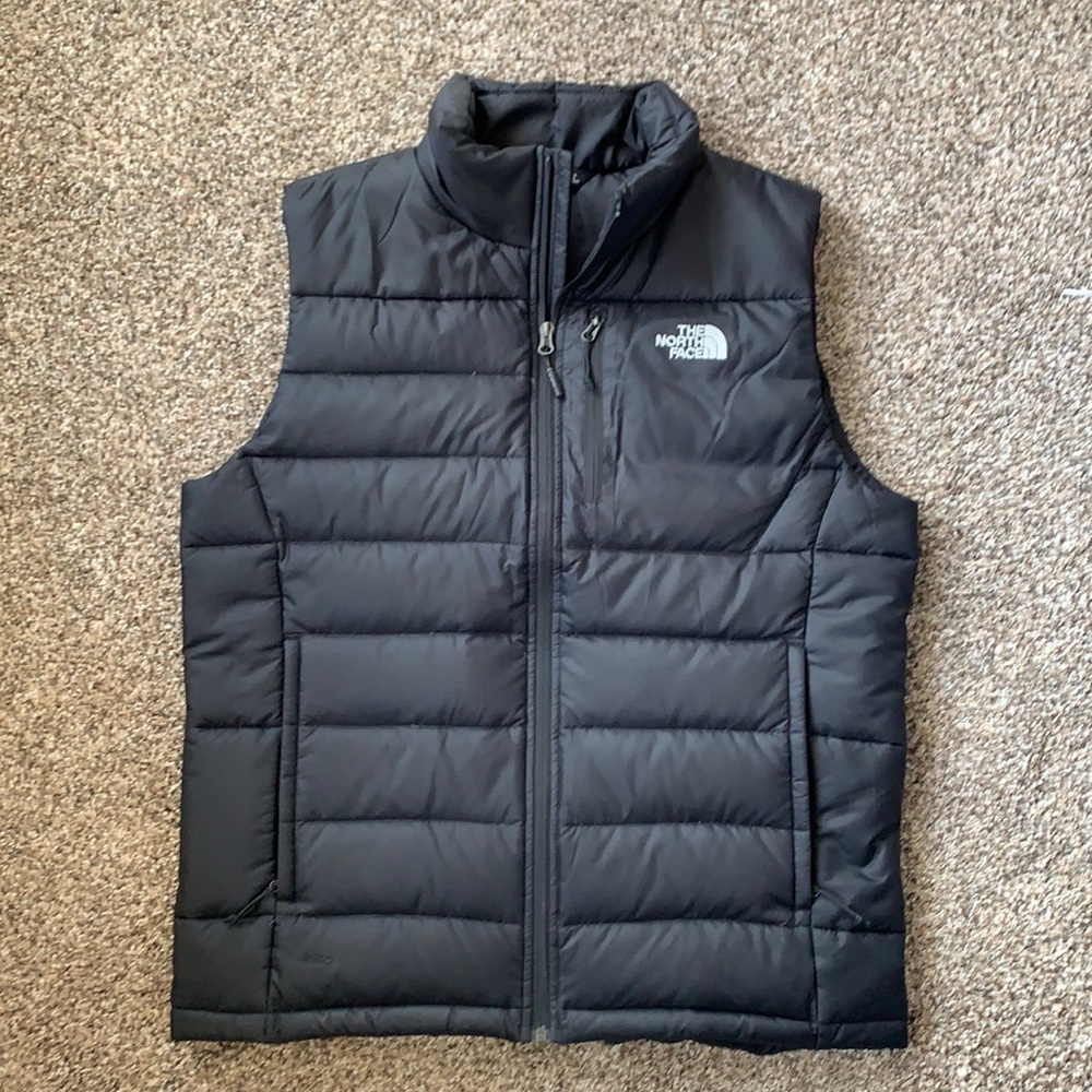 Black The North Face Puffer Vest